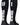 MadSportsStuff socks #81 / Large Player Id Jersey Number Socks Over the Calf Length Black White