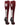 MadSportsStuff socks #81 / Large Player Id Jersey Number Socks Over the Calf Length Maroon White