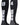 MadSportsStuff socks #84 / Large Player Id Jersey Number Socks Over the Calf Length Black White