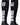 MadSportsStuff socks #86 / Large Player Id Jersey Number Socks Over the Calf Length Black White