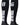 MadSportsStuff socks #86 / Small Player Id Jersey Number Socks Over the Calf Length Black White
