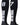 MadSportsStuff socks #87 / Large Player Id Jersey Number Socks Over the Calf Length Black White