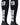 MadSportsStuff socks #89 / Large Player Id Jersey Number Socks Over the Calf Length Black White