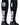 MadSportsStuff socks #91 / Large Player Id Jersey Number Socks Over the Calf Length Black White