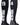 MadSportsStuff socks #94 / Large Player Id Jersey Number Socks Over the Calf Length Black White