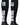 MadSportsStuff socks #96 / Large Player Id Jersey Number Socks Over the Calf Length Black White