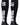 MadSportsStuff socks #96 / Small Player Id Jersey Number Socks Over the Calf Length Black White