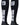 MadSportsStuff socks #98 / Small Player Id Jersey Number Socks Over the Calf Length Black White