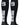 MadSportsStuff socks #99 / Large Player Id Jersey Number Socks Over the Calf Length Black White