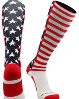 MadSportsStuff socks American Flag Knee High Socks – OTC Patriotic Athletic Socks