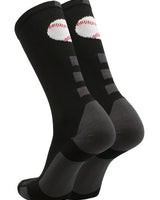 MadSportsStuff socks Baseball Logo Athletic Crew Socks (multiple colors)