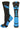 MadSportsStuff socks Black/Electric Blue / Large Light Speed Athletic Crew Socks (multiple colors)
