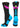 MadSportsStuff socks Black/Electric Blue/Neon Pink/Neon Yellow / Small Light Speed Athletic Crew Socks (multiple colors)