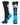 MadSportsStuff socks Black/Electric Blue / Small Soccer Ball Athletic Crew Socks (multiple colors)