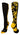 MadSportsStuff socks Black/Gold / Large Crazy Socks with Paws Over the Calf (multiple colors)