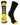 MadSportsStuff socks Black/Gold / Small Basketball Socks with Basketball Logo Athletic Crew Socks - made in the USA