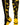 MadSportsStuff socks Black/Gold / Small Crazy Socks with Lightning Bolts (multiple colors)
