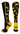 MadSportsStuff socks Black/Gold / Small Crazy Socks with Lightning Bolts (multiple colors)