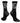 MadSportsStuff socks Black/Graphite / Large Sublimated Lacrosse Player Athletic Crew Socks
