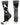 MadSportsStuff socks Black/Graphite/White / Large Victory Baseball Socks with Player in Crew Length