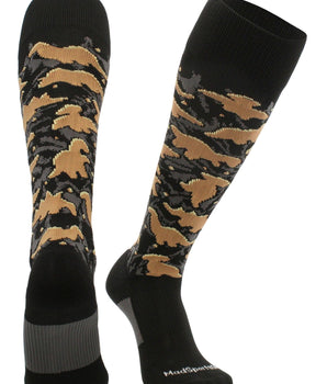 MadSportsStuff socks Black/Light Brown / Medium Crazy Dinosaur Chicken Nugget Socks Over the Calf