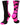 MadSportsStuff socks Black/Neon Pink / Large Crazy Basketball Logo Crew Socks (multiple colors)