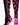MadSportsStuff socks Black/Neon Pink / Large Crazy Socks with Lightning Bolts (multiple colors)