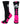 MadSportsStuff socks Black/Neon Pink / Large Soccer Ball Athletic Crew Socks (multiple colors)