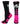 MadSportsStuff socks Black/Neon Pink / Large Soccer Ball Athletic Crew Socks (multiple colors)