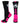 MadSportsStuff socks Black/Neon Pink / Large Soccer Ball Athletic Crew Socks (multiple colors)
