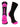 MadSportsStuff socks Black/Neon Pink / Medium Basketball Socks with Basketball Logo Athletic Crew Socks - made in the USA
