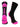 MadSportsStuff socks Black/Neon Pink / X-Small Basketball Socks with Basketball Logo Athletic Crew Socks - made in the USA