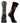 MadSportsStuff socks Black/Orange / Large Baller Basketball Socks with Basketball Logo Crew Length