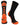 MadSportsStuff socks Black/Orange / Large Basketball Socks with Basketball Logo Athletic Crew Socks - made in the USA