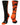 MadSportsStuff socks Black/Orange / Large Crazy Basketball Logo Crew Socks (multiple colors)