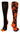 MadSportsStuff socks Black/Orange / Large Crazy Socks with Paws Over the Calf (multiple colors)