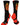 MadSportsStuff socks Black/Red/Gold / Large Flame Athletic Crew Socks (multiple colors)