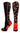 MadSportsStuff socks Black/Red / Large Crazy Socks with Ladybugs Over the Calf