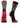 MadSportsStuff socks Black/Red / Large Elite Basketball Socks with Net Crew length - made in the USA