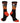 MadSportsStuff socks Black/Red / Large Flaming Skulls Lacrosse Athletic Crew Socks