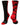 MadSportsStuff socks Black/Red / X-Large Crazy Basketball Logo Crew Socks (multiple colors)