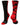 MadSportsStuff socks Black/Red / X-Large Crazy Basketball Logo Crew Socks (multiple colors)