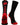 MadSportsStuff socks Black/Scarlet / Small Football Logo Athletic Crew Socks (multiple colors)