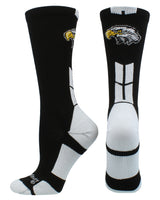 MadSportsStuff socks Black/White / Large Eagles Logo Athletic Crew Socks (multiple colors)