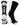 MadSportsStuff socks Black/White / Medium Basketball Socks with Basketball Logo Athletic Crew Socks - made in the USA
