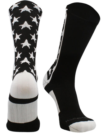 MadSportsStuff socks Black/White / Small All Stars Socks Crew Socks Basketball Football