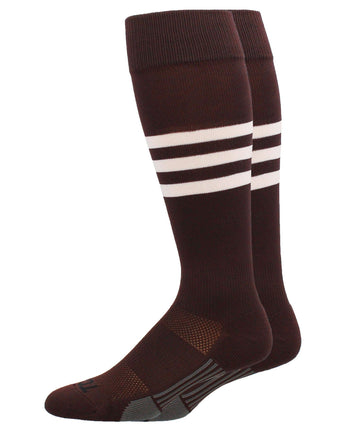 Dugout 3-Stripe Baseball & Softball Socks