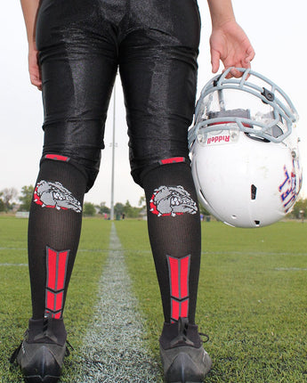 MadSportsStuff socks Bulldog Logo Over the Calf Socks