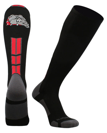 MadSportsStuff socks Bulldog Logo Over the Calf Socks