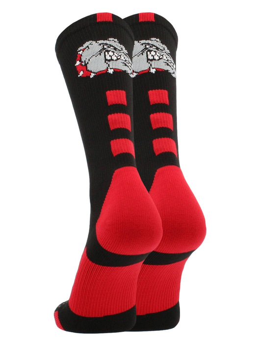 MadSportsStuff socks Bulldogs Logo Athletic Crew Socks (multiple colors)